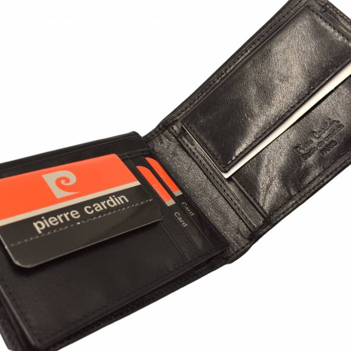 50718806 Γυαλιστερό ανδρικό πορτοφόλι - Pierre Cardin