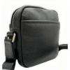Δερμάτινη τσάντα χιαστί Μαύρο 9532-3