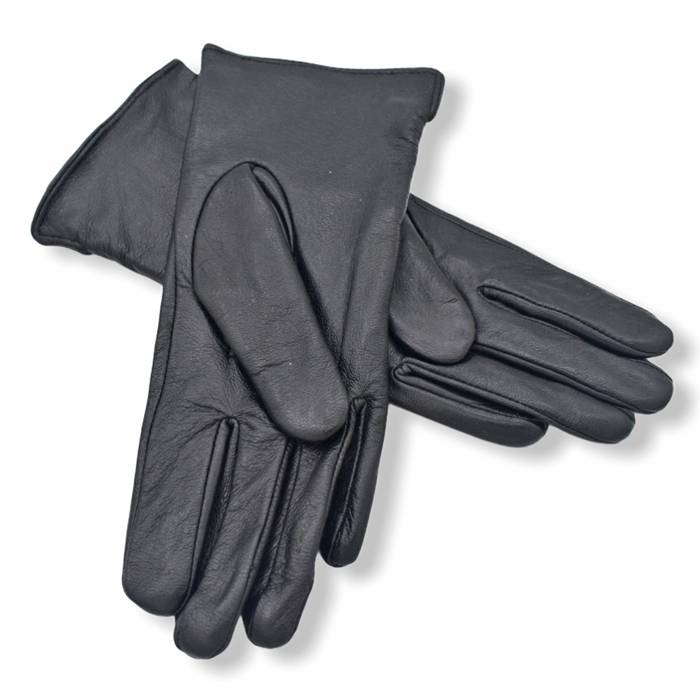 Δερμάτινα γυναικεία γάντια Μαύρο 20-33