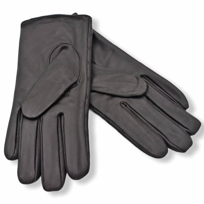 Δερμάτινα γυναικεία γάντια Καφέ Σκούρο 20-24