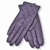 Δερμάτινα γυναικεία γάντια Μωβ 9031