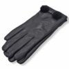 Δερμάτινα γυναικεία γάντια Μαύρο 20-42