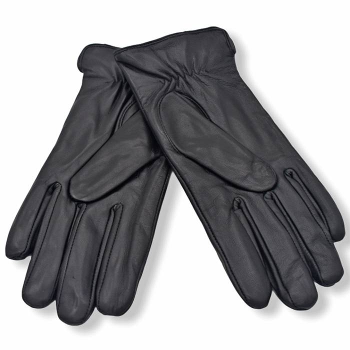 Δερμάτινα γυναικεία γάντια Μαύρο 20-42