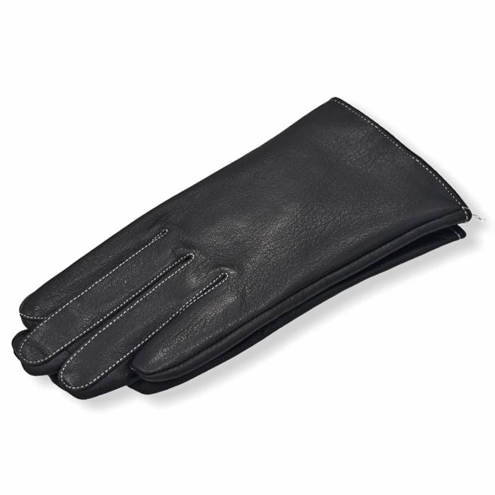Δερμάτινα γυναικεία γάντια Μαύρο 20-46