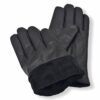 Δερμάτινα γυναικεία γάντια Μαύρο 20-47