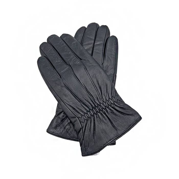 Δερμάτινα ανδρικά γάντια Μαύρο Μ1752