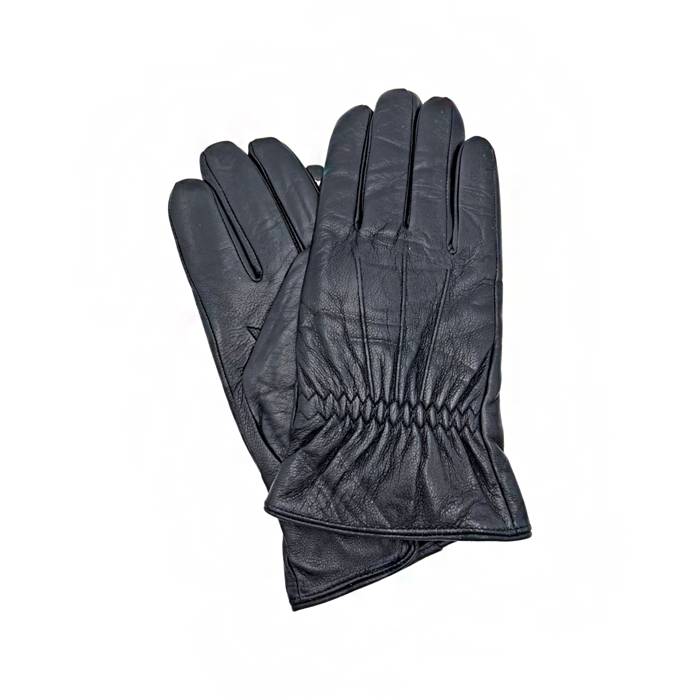 Δερμάτινα ανδρικά γάντια Μαύρο Μ1752