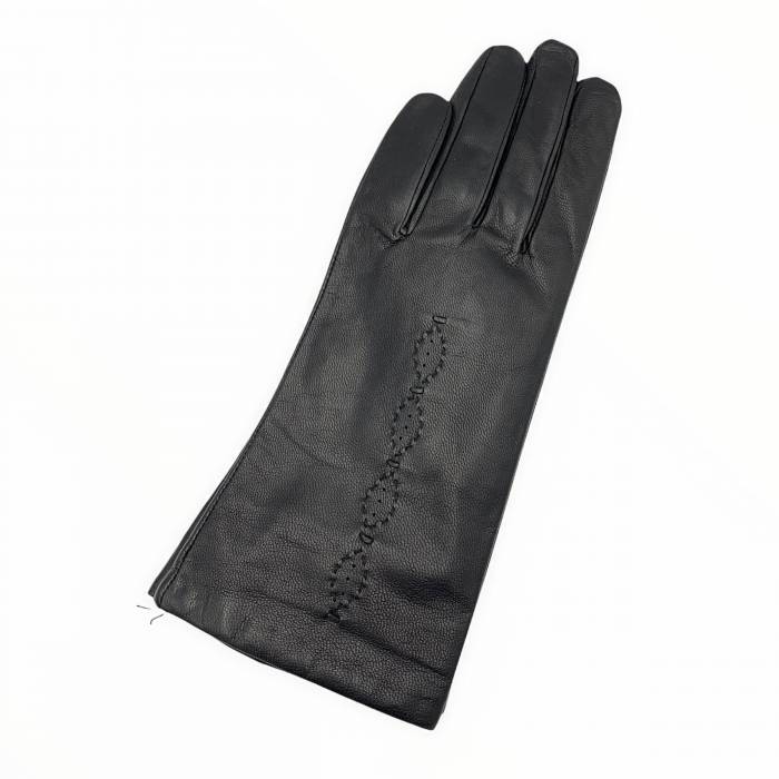 Δερμάτινα γυναικεία γάντια Μαύρο 20-28