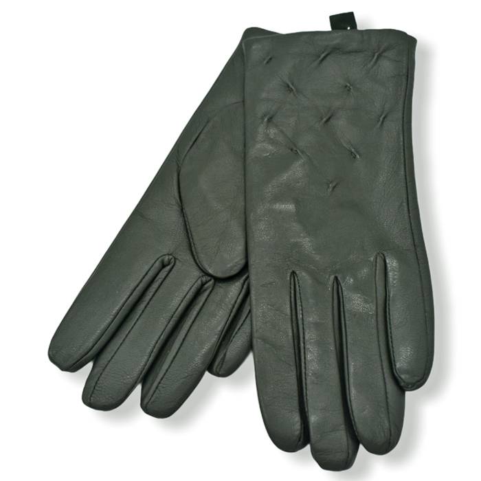 Δερμάτινα γυναικεία γάντια Πράσινο 9031