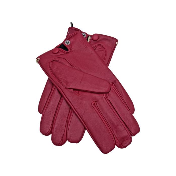 Δερμάτινα γυναικεία γάντια Κόκκινο 148509