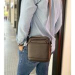 Δερμάτινη τσάντα ανδρική χιαστί 9532-5