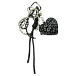 3-2602- Leopard Heart Charm –Savil