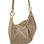 30-2601-Δερμάτινη Γυναικεία Suede Hobo Τσάντα Ώμου-Savil