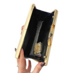 12-2601-Clutch με Λουλούδια-Savil