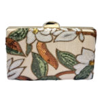 11-2602-Clutch με Παγιέτα Εκρού-Savil