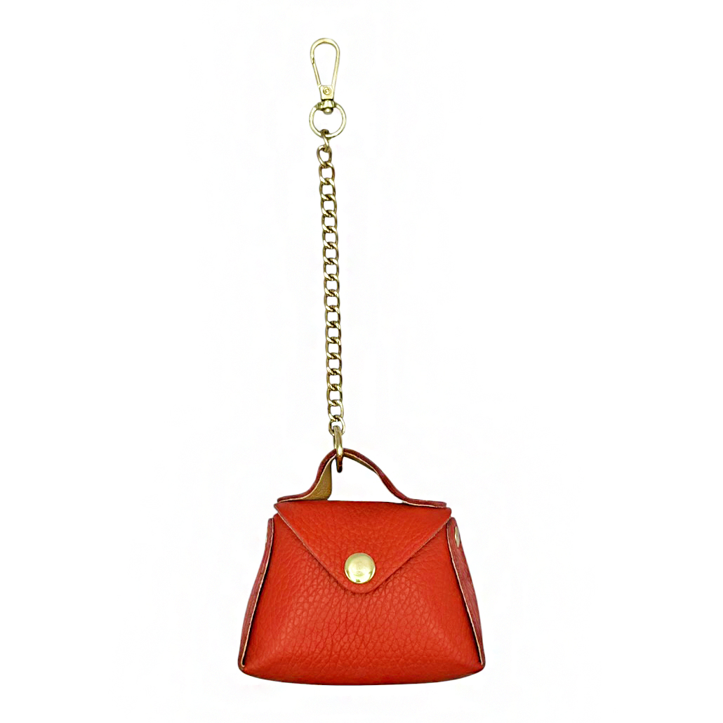 9-01 Mini Leather Bag Charm & Coin Purse Savil
