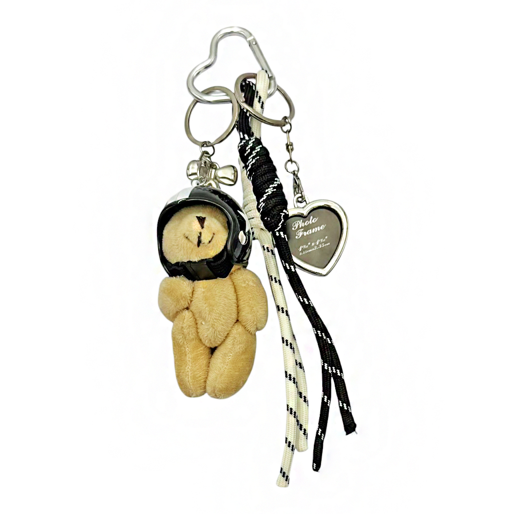 3-2501 Teddy Bear Keyring Savil