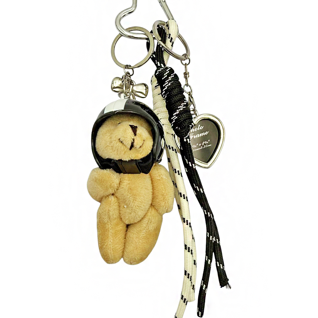 3-2501 Teddy Bear Keyring Savil