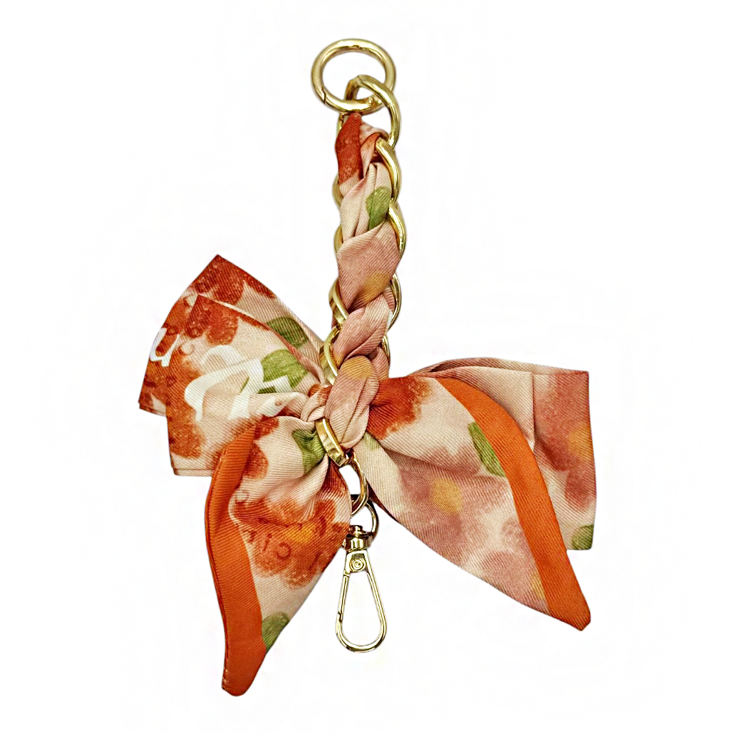 3-2620 Scarf Braided Bow Charm Savil