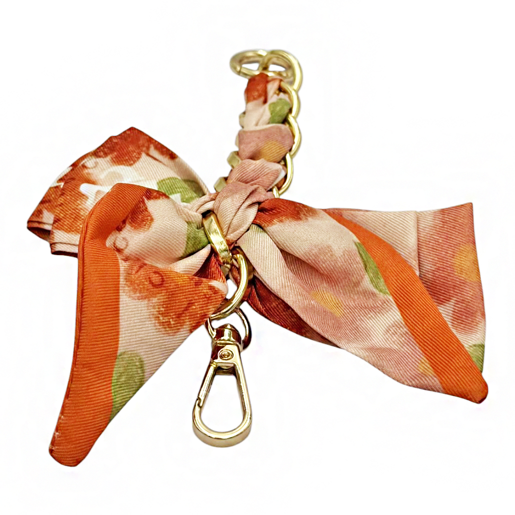 3-2620 Scarf Braided Bow Charm Savil