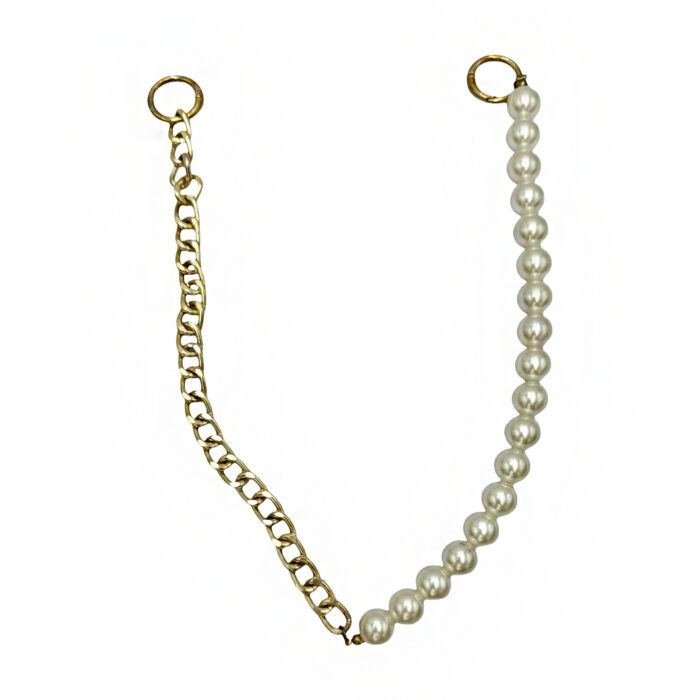 22-13 Half-and-Half Αλυσίδα "Pearl & Gold Romance" Savil