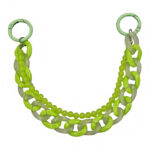 9-07 Διπλή Ακρυλική Αλυσίδα Lime Multi-Chain Savil